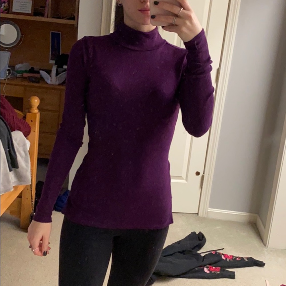 Purple Turtleneck
